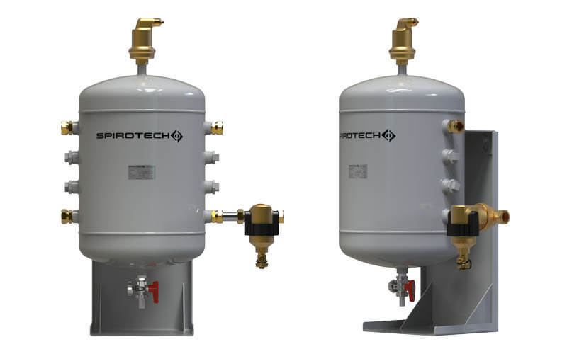 Isı pompası tesisatlarını korumak için Spirotech SpiroStore tampon tankları