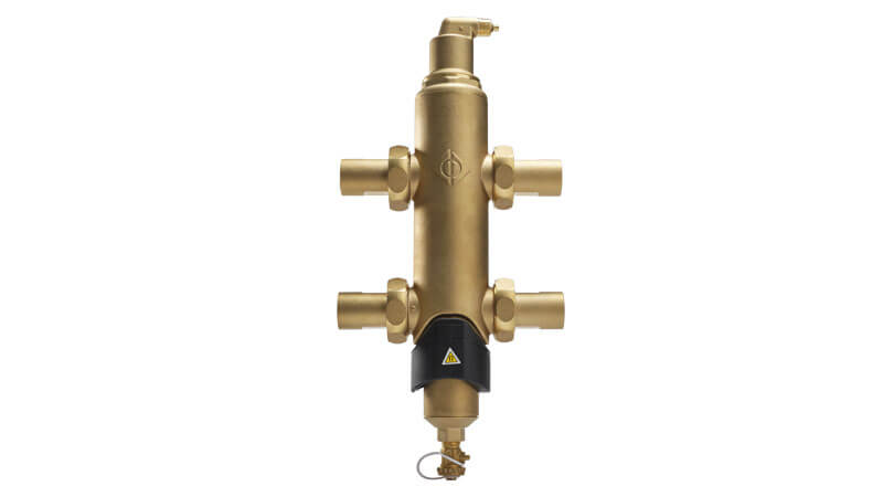 Spirotech SpiroCross - Hava ve çamur ayırıcılı hidrolik yön değiştirici